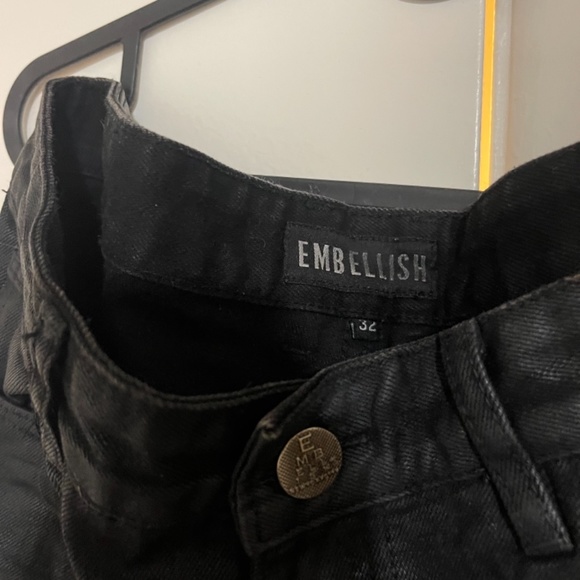 Embellish NYC wax denim - Picture 2 of 4
